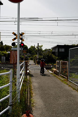 小さな踏切