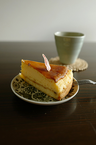 中村屋さんのチーズケーキ