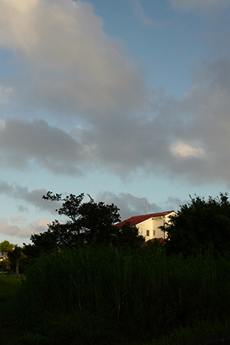 夕日の光景