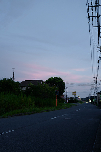 一宮町の夕焼け