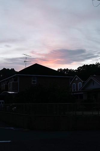 一宮町の夕焼け