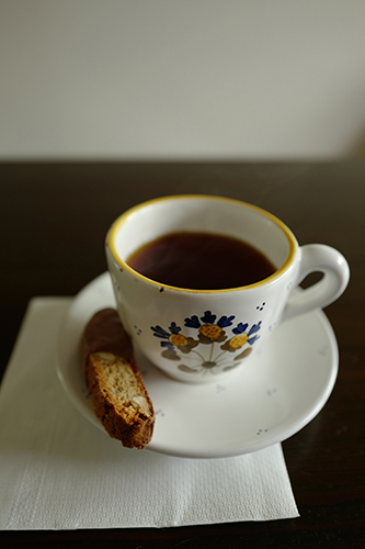 紅茶とビスコッティ